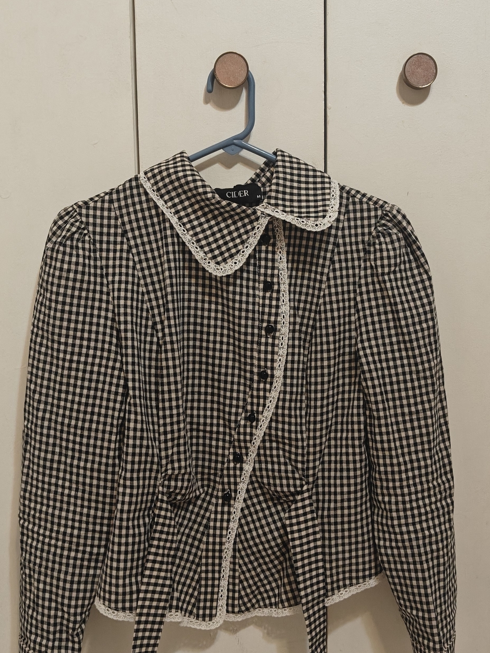 Cider Black & White Gingham Tailored Blazer - Picture 3 of 9